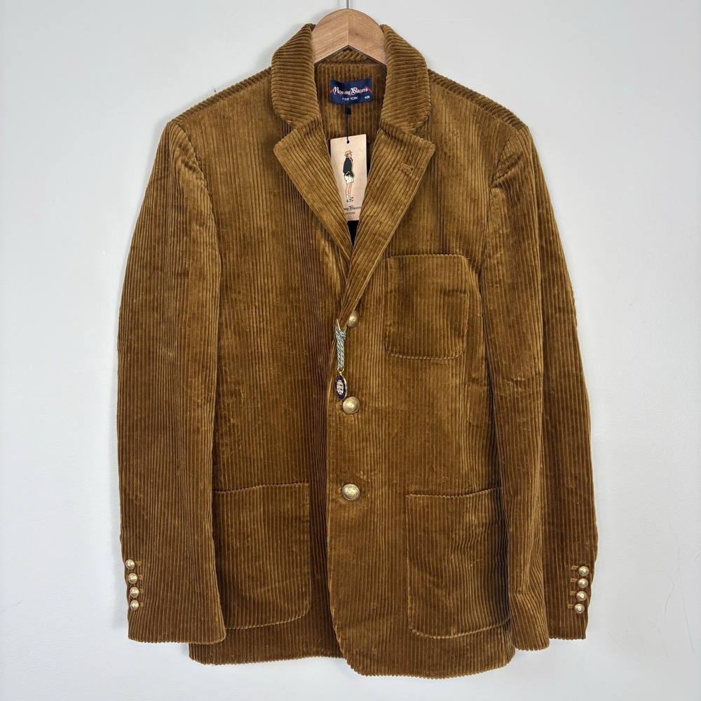 $428 Rowing Blazers Mens Corduroy Ripley Blazer Sz 40R Wide Wale Sport Coat NWT
